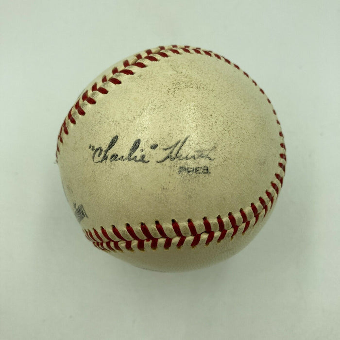 The Finest Tris Speaker Single Signed Autographed Baseball PSA DNA & JSA COA