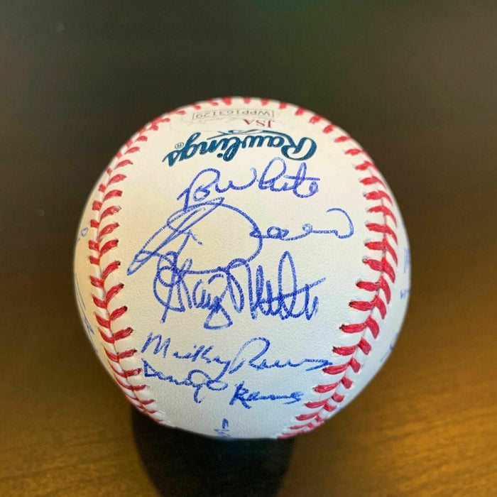 1978 New York Yankees World Series Champs Team Signed Baseball With JSA COA