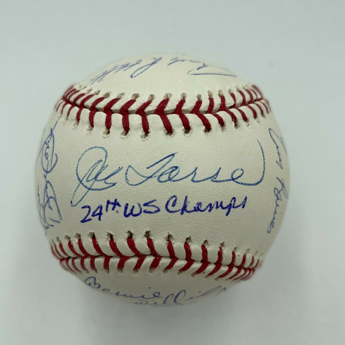 Stunning 1998 Yankees W.S. Champs Team Signed Baseball Derek Jeter PSA DNA