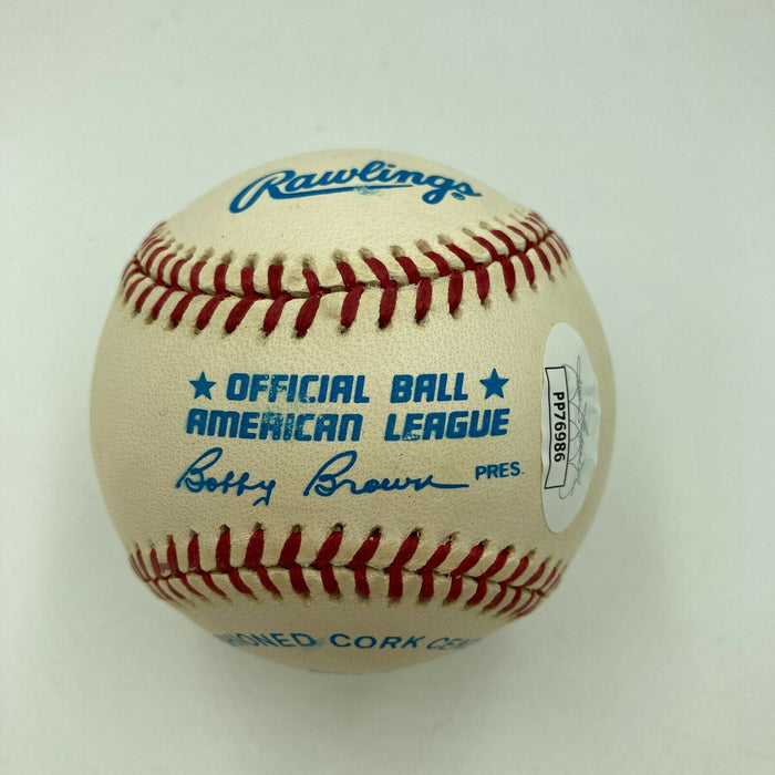 Chris Berman Boomer Espn Signed Official Major League Baseball JSA COA