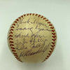 1957 Milwaukee Braves World Series Champs Team Signed Baseball Hank Aaron JSA