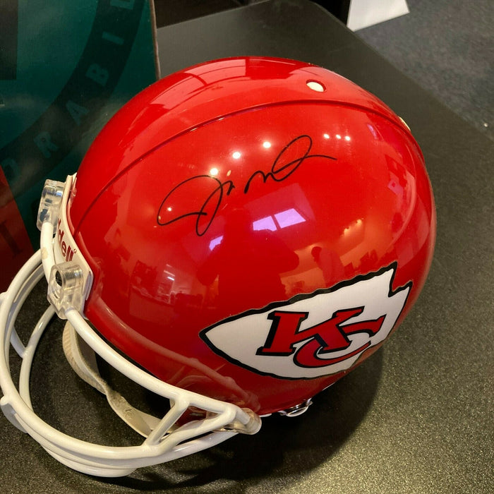 Joe Montana Signed Authentic Kansas City Chiefs Game Model Helmet UDA Upper Deck