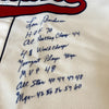 Lou Boudreau Signed Inscribed STATS Cleveland Indians Jersey JSA COA