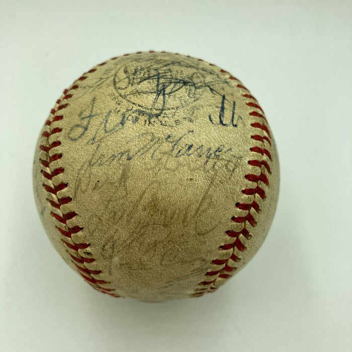 Jimmie Foxx HOF Legends 1963 All Star Game Dinner Multi Signed Baseball PSA DNA