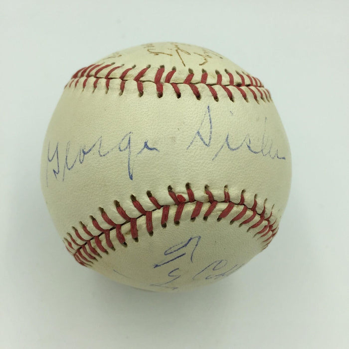 Magnificent Ty Cobb & George Sisler Signed Baseball With JSA COA