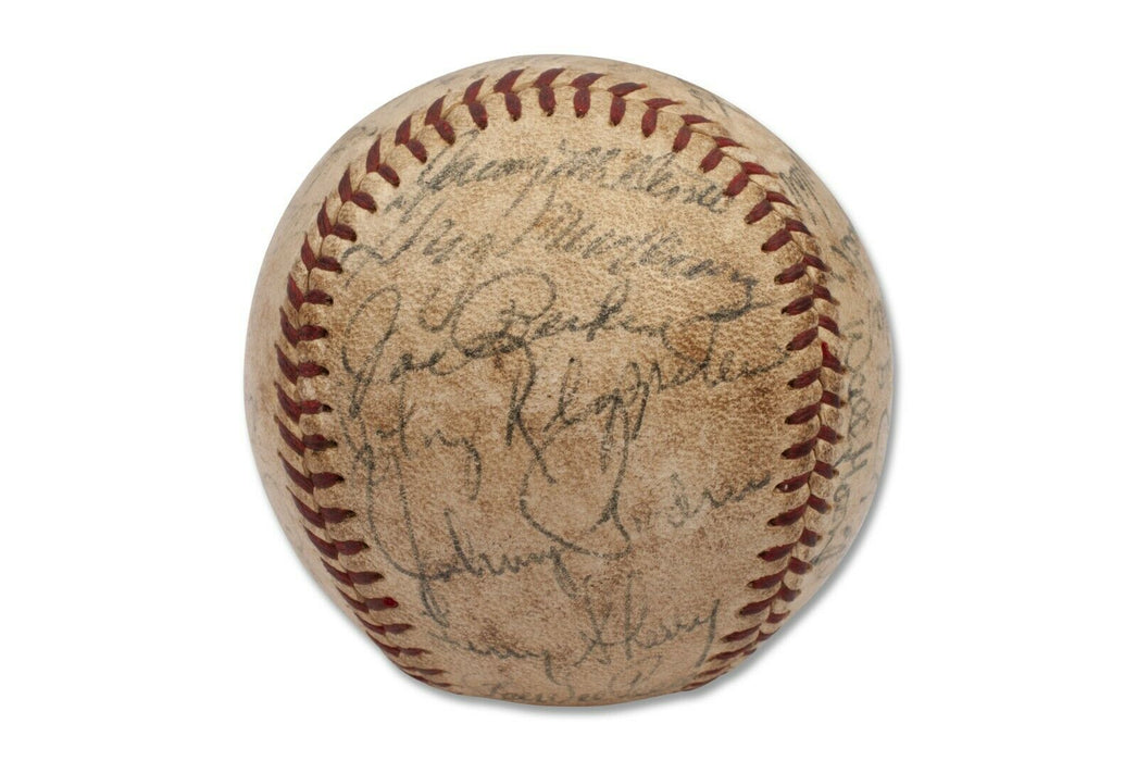 1959 Los Angeles Dodgers World Series Champs Team Signed Baseball Koufax