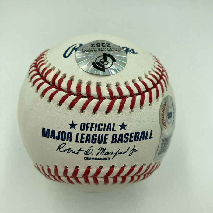 Jose Rijo 1990 World Series MVP Red HOF 2005 Signed Baseball Beckett COA