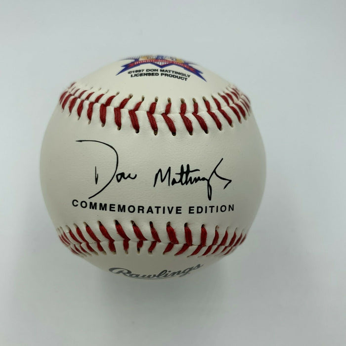 Don Mattingly 10th Yankees Captain Signed Special Edition Baseball Steiner COA