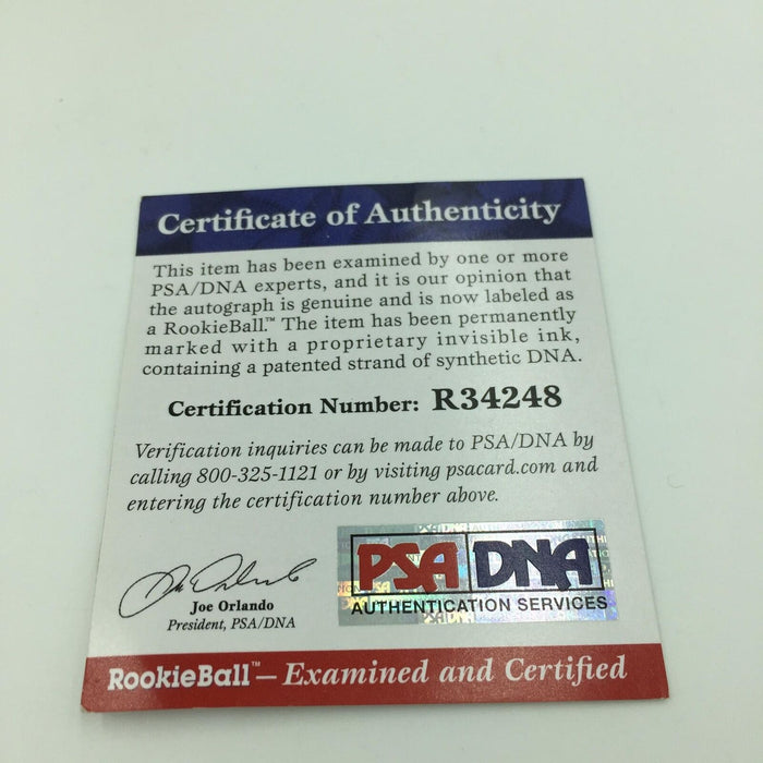 Corey Seager Signed Game Used Actual Home Run Baseball 7-28-15 Dodgers PSA DNA