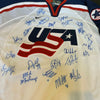 2002 Team USA Olympics Hockey Team Signed Authentic Nike Jersey PSA DNA COA