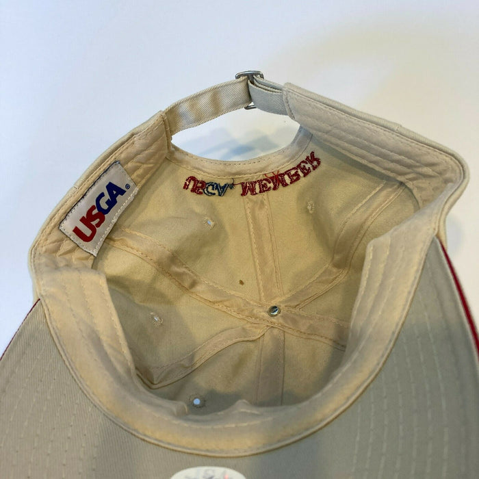 Arnold Palmer Signed 2009 US Open Golf Hat Cap JSA Sticker