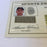 Rare Harmon Killebrew Signed Baseball Card With His Actual Fingerprint JSA COA