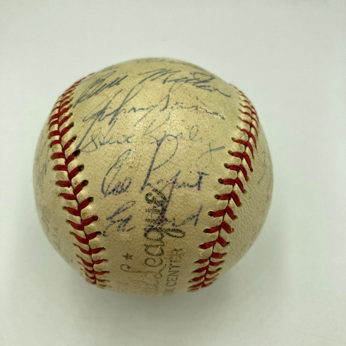 1953 New York Yankees World Series Champs Team Signed Baseball PSA DNA COA