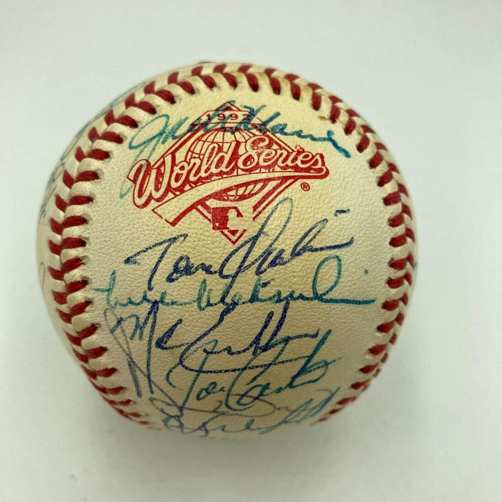 1992 Toronto Blue Jays World Series Champs Team Signed W.S. Baseball JSA COA