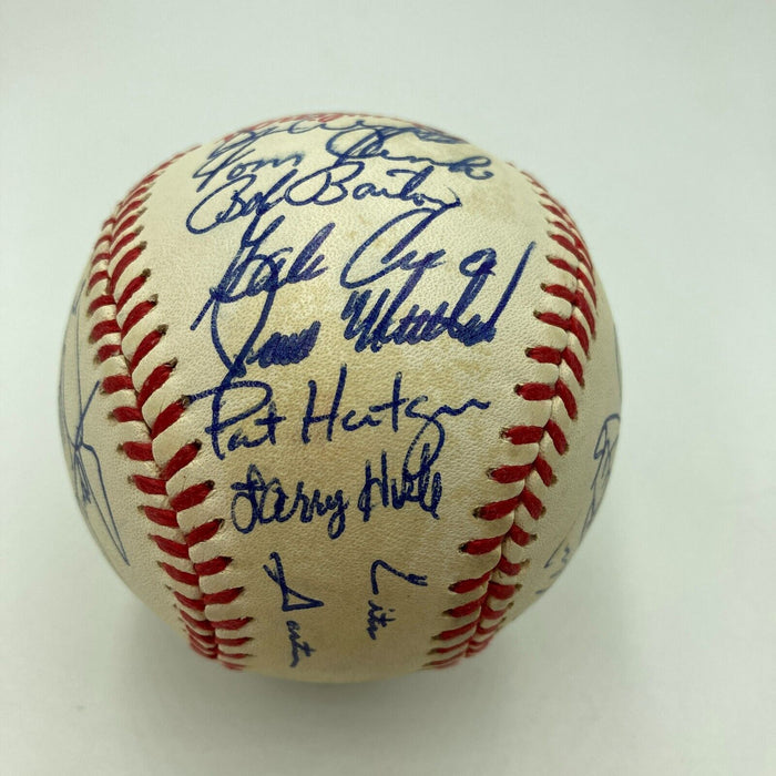 1992 Toronto Blue Jays World Series Champs Team Signed W.S. Baseball JSA COA