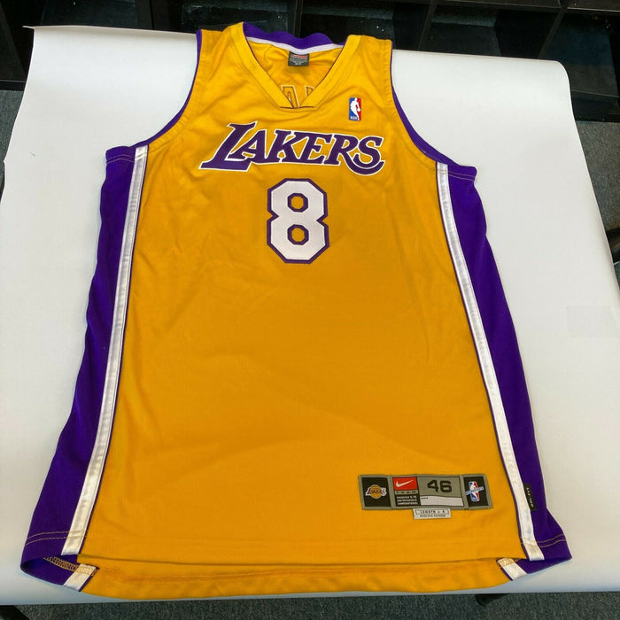 Kobe Bryant Signed 2000-01 Game Issued Los Angeles Lakers Jersey Beckett & PSA