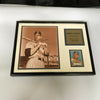 Mickey Mantle Signed 1952 Topps RC 8x10 Photo Framed Display With JSA COA