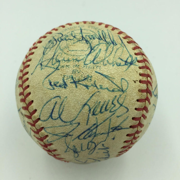 1973 Oakland A's Athletics World Series Champs Team Signed Baseball With JSA COA