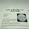 Willie Mays Hank Aaron Ernie Banks 500 Home Run Club Signed Baseball PSA DNA