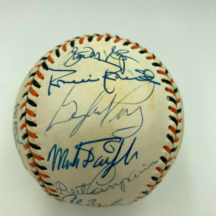 Bobby Doerr Gaylord Perry Bob Feller Signed Autographed Baseball