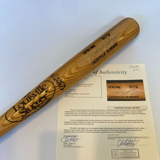 Joe DiMaggio Signed Louisville Slugger Game Model Baseball Bat JSA COA