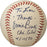 Mint Ernie Banks 1976 Wrigley Field Opening Day Signed Inscribed Baseball PSA