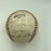 1957 Milwaukee Braves World Series Champs Team Signed Baseball Hank Aaron JSA