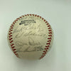 1957 Milwaukee Braves World Series Champs Team Signed Baseball Hank Aaron JSA