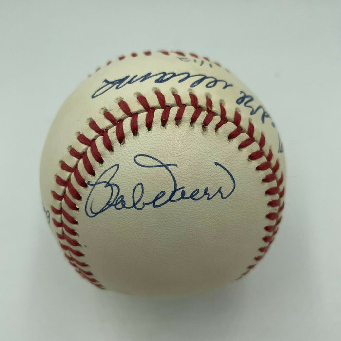 Ted Williams Boston Red Sox Legends Multi Signed American League Baseball JSA