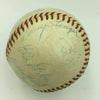 1959 New York Yankees Team Signed Baseball Mickey Mantle Yogi Berra JSA COA