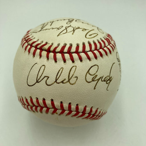Bob Gibson Orlando Cepeda St. Louis Cardinals Greats Multi Signed Baseball