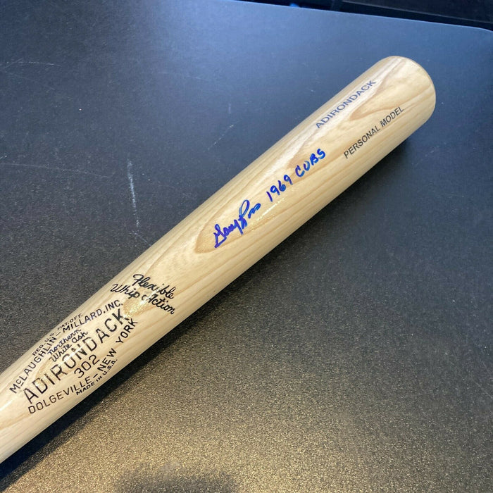 Gary Ross Signed Adirondack Baseball Bat 1969 Chicago Cubs With JSA COA