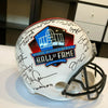 Beautiful Joe Montana HOF Multi Signed Full Size Football Helmet 21 Sigs JSA COA