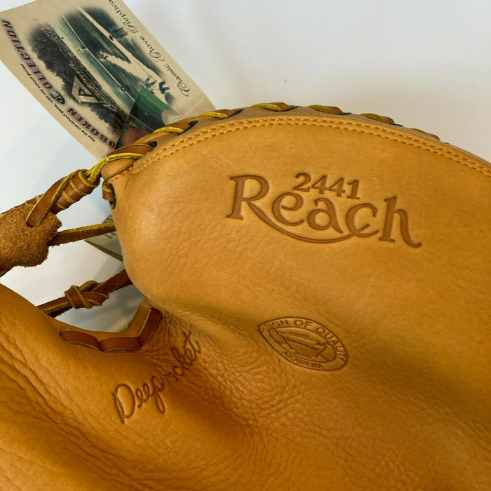 Yogi Berra Signed Reach Game Model Baseball Glove Catcher's Mitt JSA COA