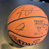 2011-12 Chicago Bulls Team Signed NBA Game Issued Basketball With JSA COA