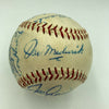 1938 All Star Game Team Signed Baseball Jimmie Foxx Joe Dimaggio With JSA COA