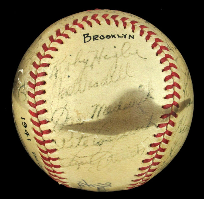 1941 Brooklyn Dodgers National League Champs Team Signed NL Baseball JSA COA