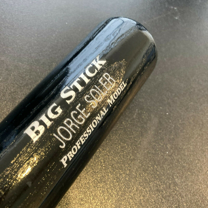 JORGE SOLER Signed Baseball Bat JSA Sticker Atlanta Braves World Series MVP