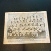 1933 New York Giants World Series Champs Team Signed Photo Mel Ott PSA DNA COA