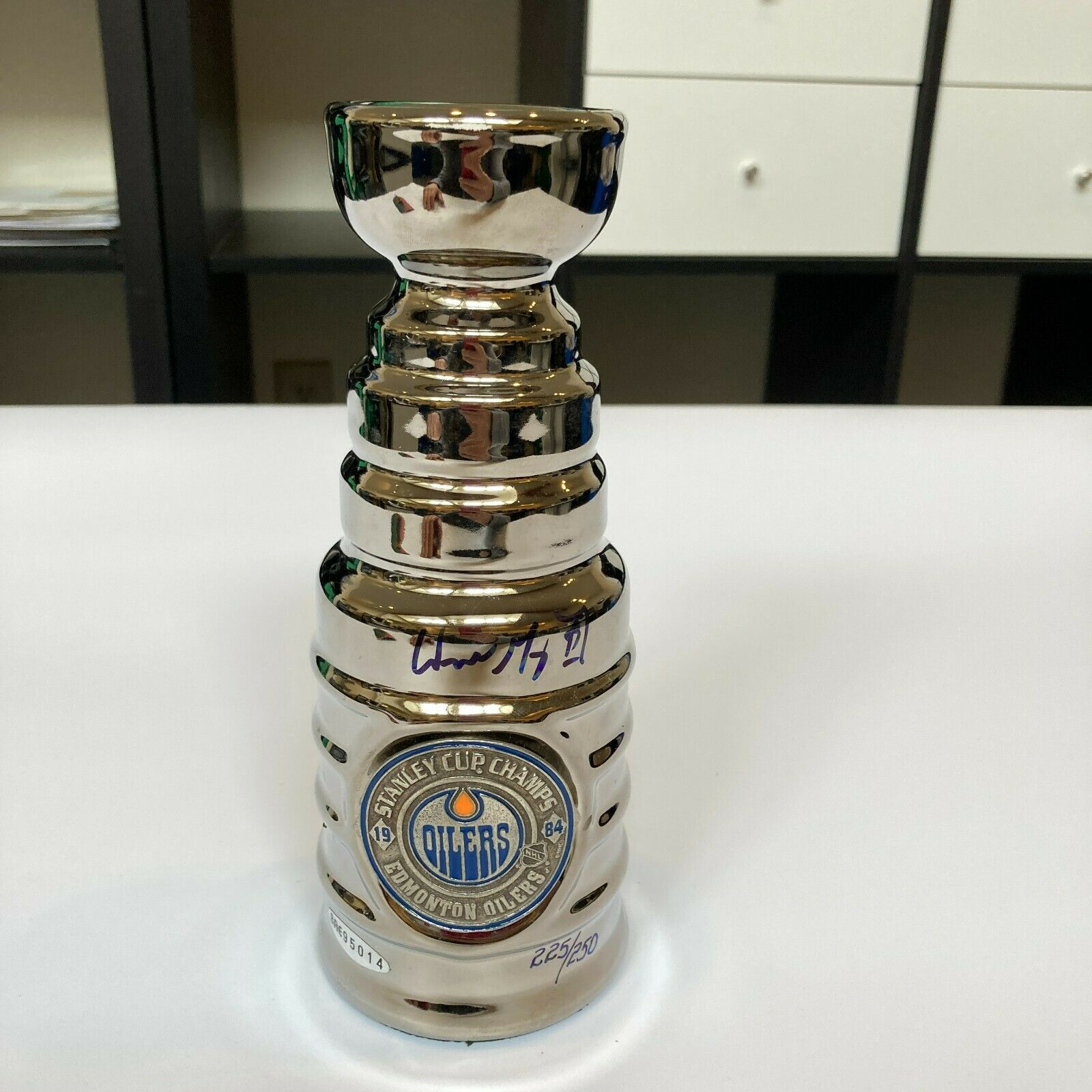 Wayne Gretzky Autographed Replica Stanley Cup Trophy