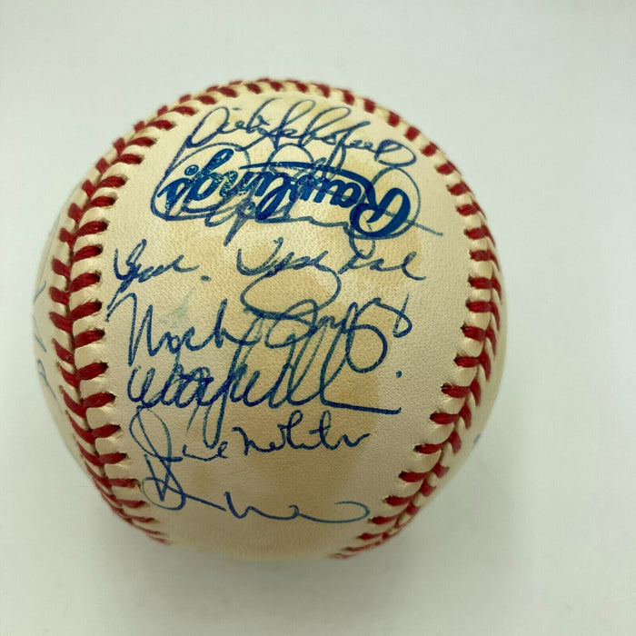 1993 Toronto Blue Jays World Series Champs Team Signed W.S. Baseball JSA COA