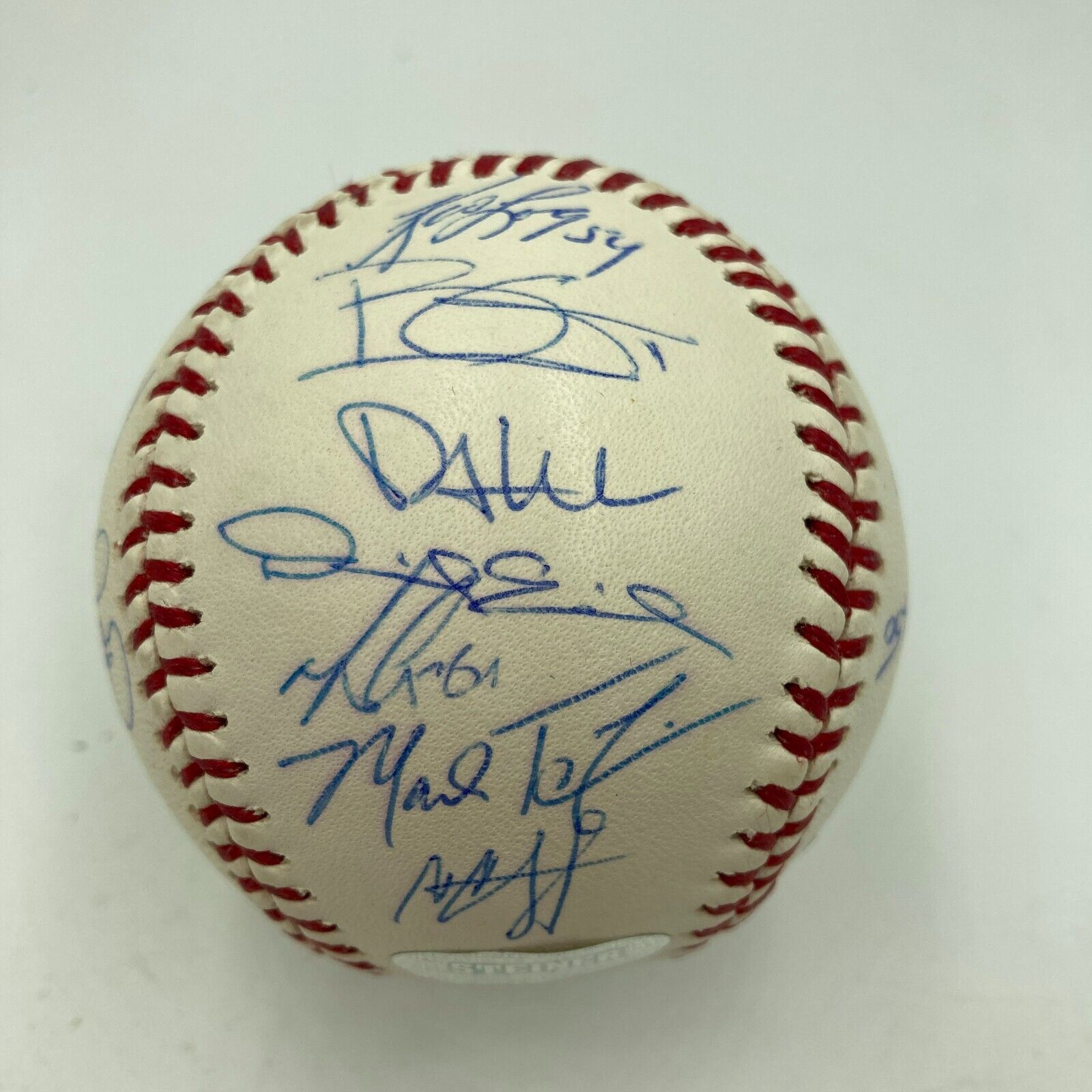 2009 New York Yankees Team Signed World Series Baseball Derek Jeter JS —  Showpieces Sports