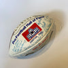 Tom Landry Buck Buchanan 1990 Hall Of Fame Induction Signed Football JSA COA