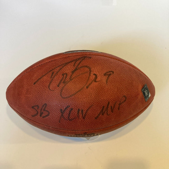 Drew Brees "SB XLIV MVP" Signed Inscribed Wilson Super Bowl Football JSA COA