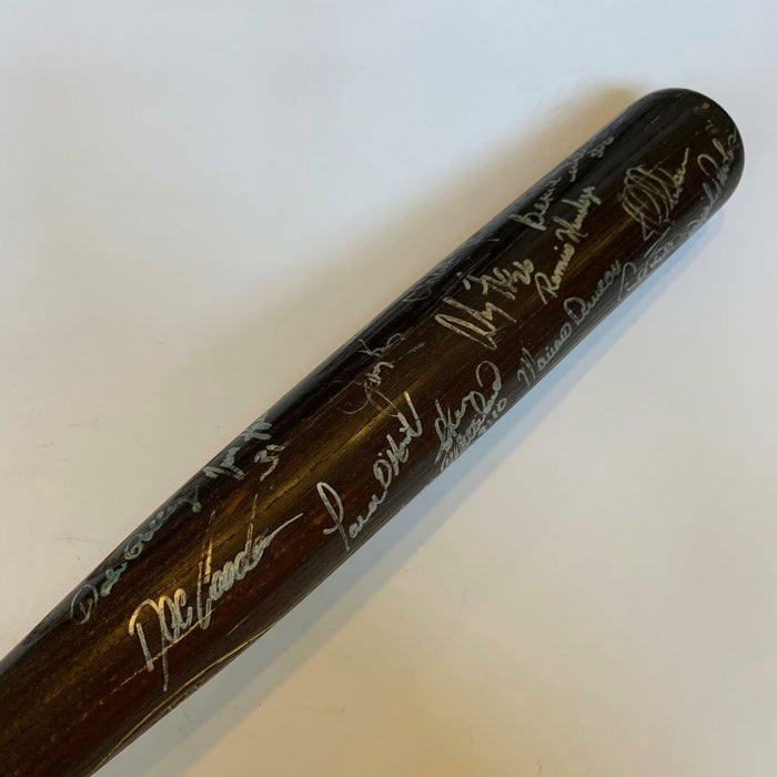 1996 Yankees WS Champs Team Signed World Series Game Used Bat Derek Jeter JSA
