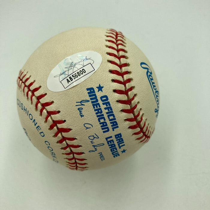 Rollie Fingers HOF 1992 Signed National League Baseball With JSA COA