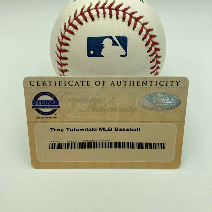 Troy Tulowitzki Signed Autographed Major League Baseball With Steiner COA