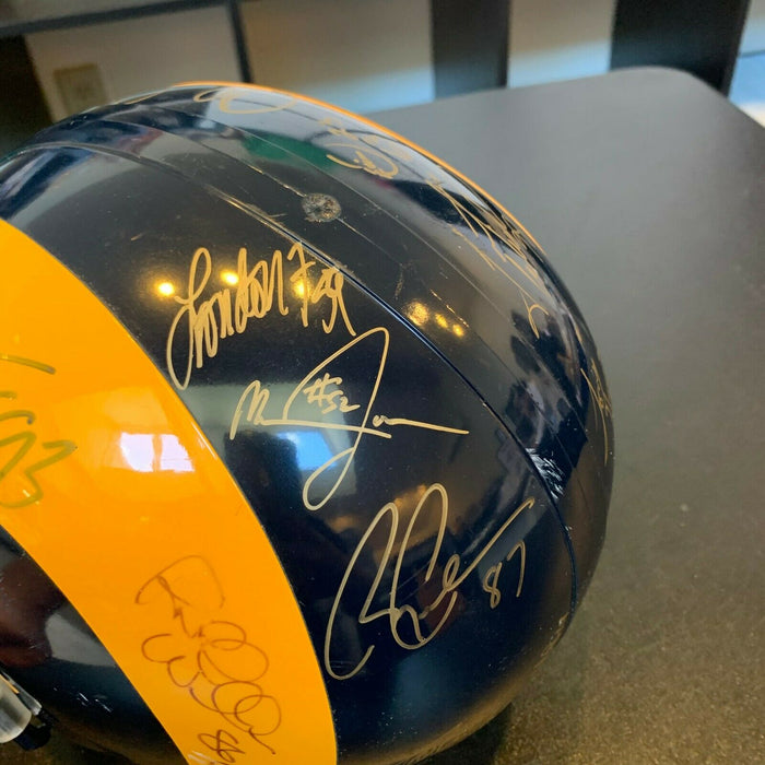 1999 - 2000 St. Louis Rams Super Bowls Champs Team Signed Full Size Helmet JSA