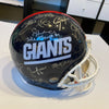 1986 New York Giants Super Bowl Champs Team Signed Full Size Helmet Steiner COA