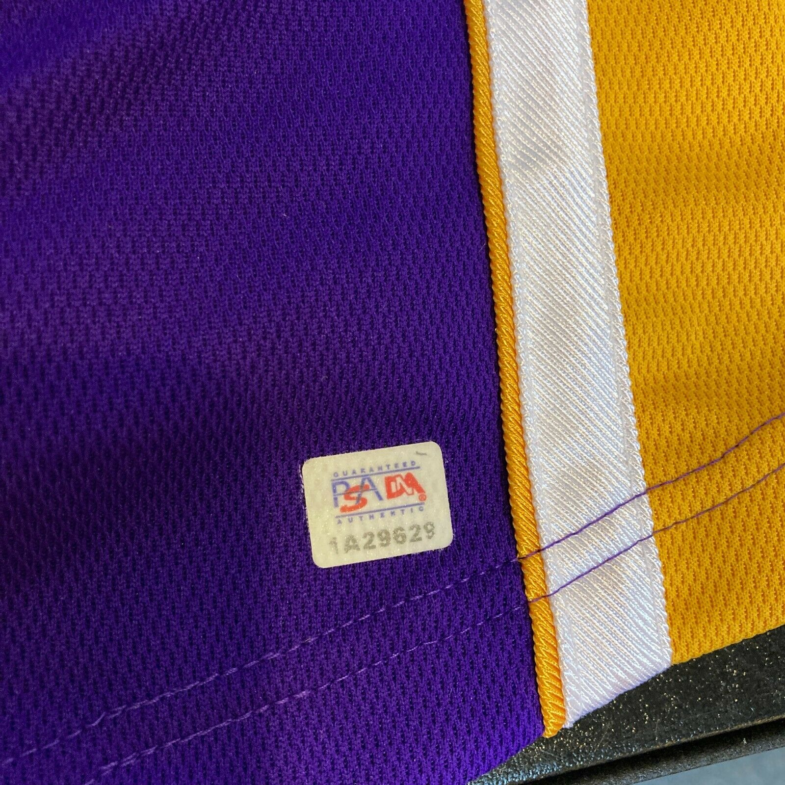 Kobe Bryant Signed 1999-00 Los Angeles Lakers Game Issued Finals Jersey PSA  DNA